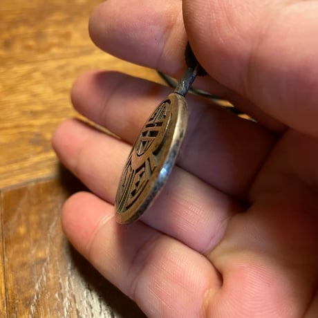 Hopi coin pendant top