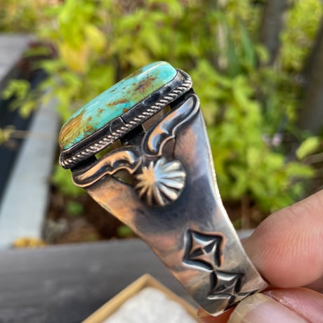 Vintage Navajo cuff bangle <made by Kirk Smith>