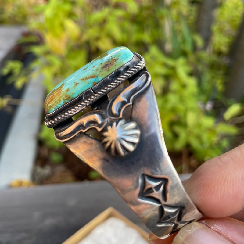Vintage Navajo cuff bangle <made by Kirk Smith>