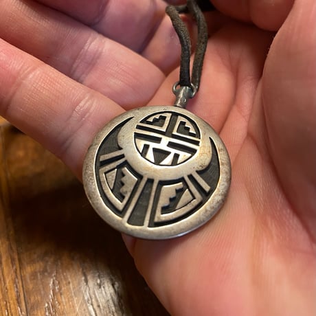 Hopi coin pendant top