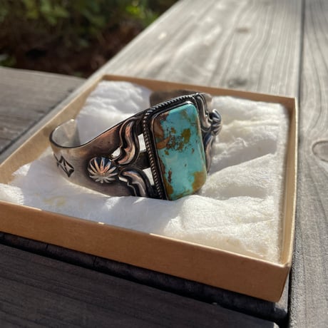 Vintage Navajo cuff bangle <made by Kirk Smith>