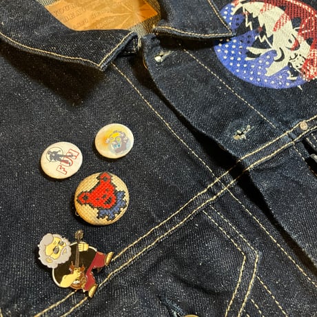hemp denim jacket for women <JOINT> *Seisen" custom