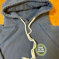 DOWN ON THE CORNER circle logo elbow patch parka <dead stock>