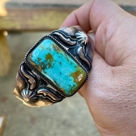 Vintage Navajo cuff bangle <made by Kirk Smith>