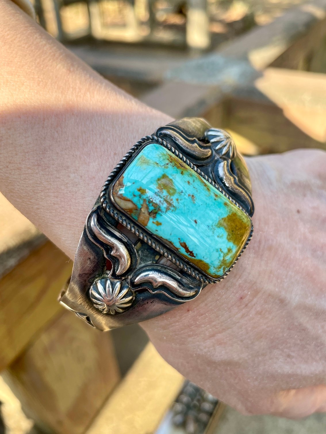 NAVAJO 故カークスミスKirk Smithターコイズ&コーラルバングル Vintage Kirk Smithターコイズバングル カークスミス ビンテージ