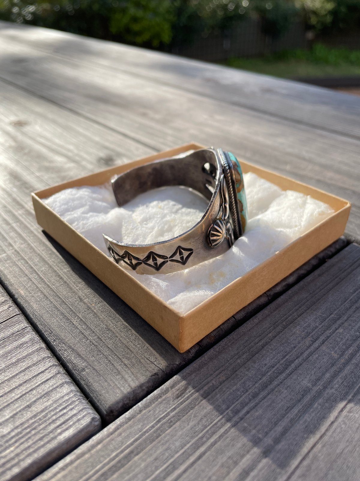 Vintage Navajo cuff bangle <made by Kirk Smith>