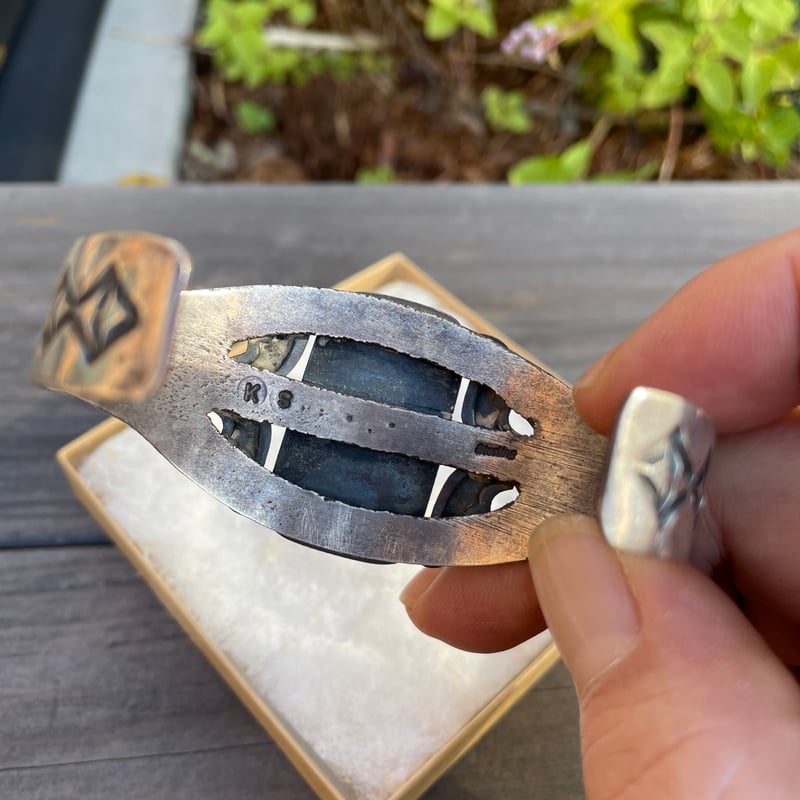 Vintage Navajo cuff bangle <made by Kirk Smith>