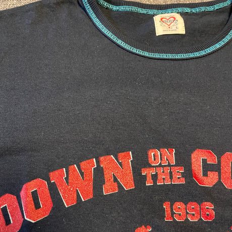 <DOWN ON THE CORNER > guitar logo "JOINT" h/c Tee