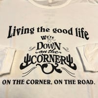 "GOOD LIFE" L/S hemp cotton Tee <ON THE BUS>