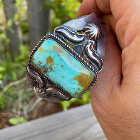 Vintage Navajo cuff bangle <made by Kirk Smith>