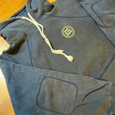 DOWN ON THE CORNER circle logo elbow patch parka <dead stock>