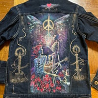 hemp denim jacket for women <JOINT> *Seisen" custom