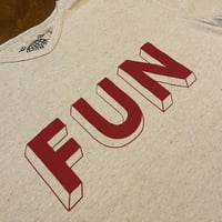 "FUN" hemp / cotton V-neck Tee <JOINT>