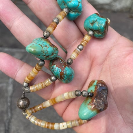 Navajo turquoise necklace *natural stone - Old Stock