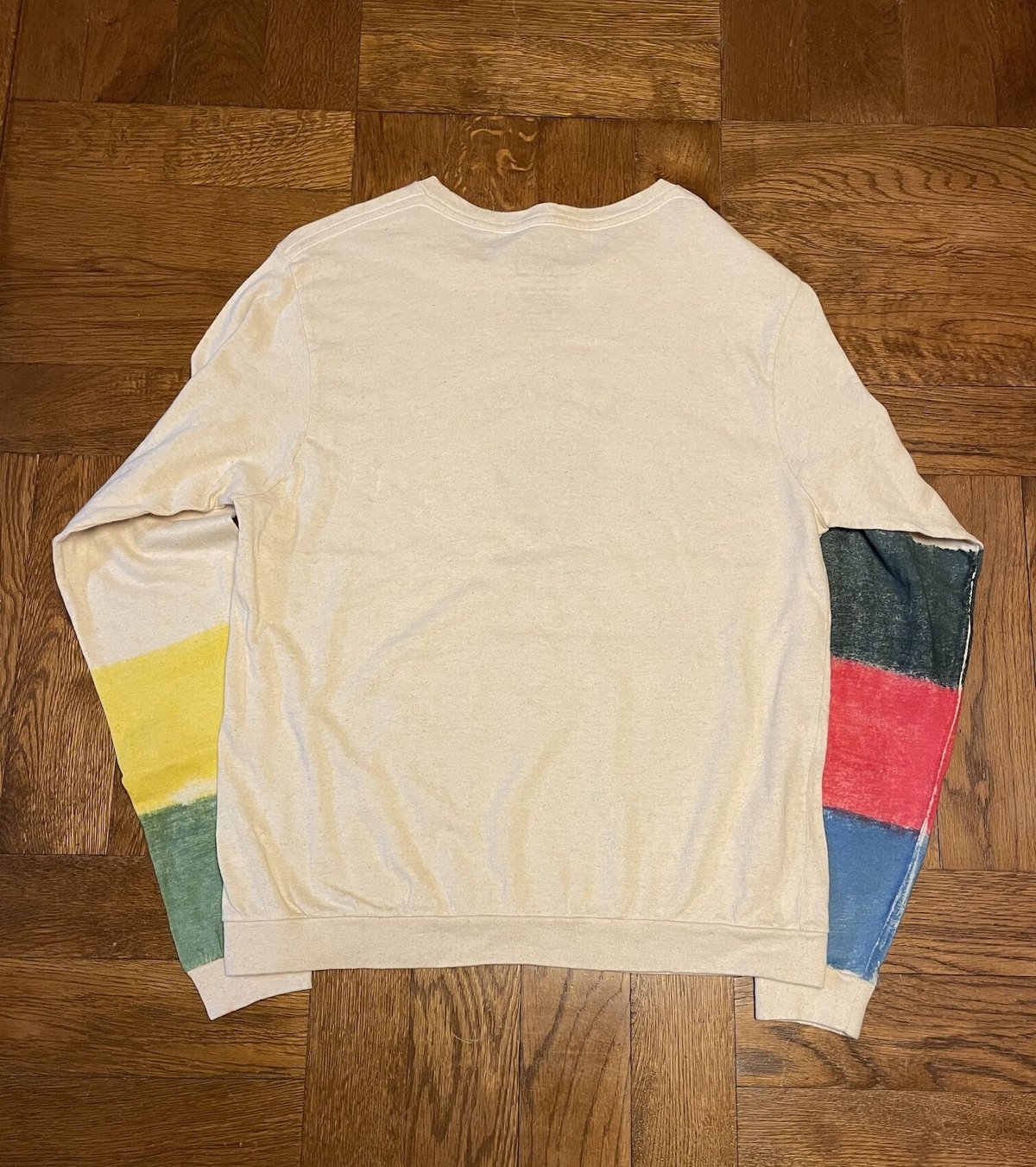 hemp / cotton L/S Tee wht M<JOINT x DEAD DYE> |...