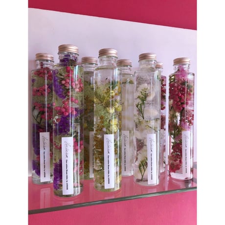 Herbarium（ハーバリウム）花の標本（ミックス・ロングボトル）  ２本セット（BOX付）