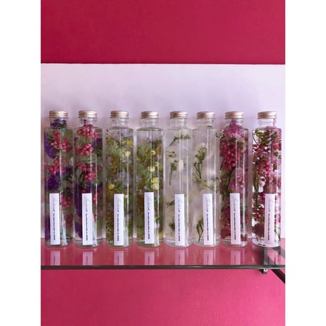 Herbarium（ハーバリウム）花の標本（ミックス・ロングボトル）