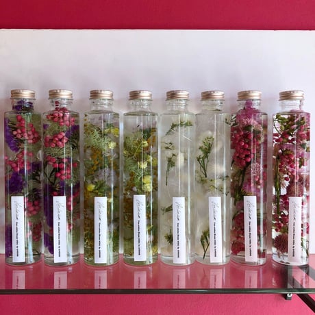 Herbarium（ハーバリウム）花の標本（ミックス・ロングボトル）  ２本セット（BOX付）