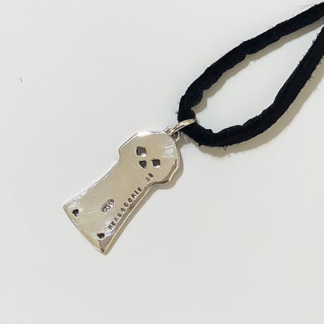 SKULLKEY SILVER PENDANT（革ヒモ）