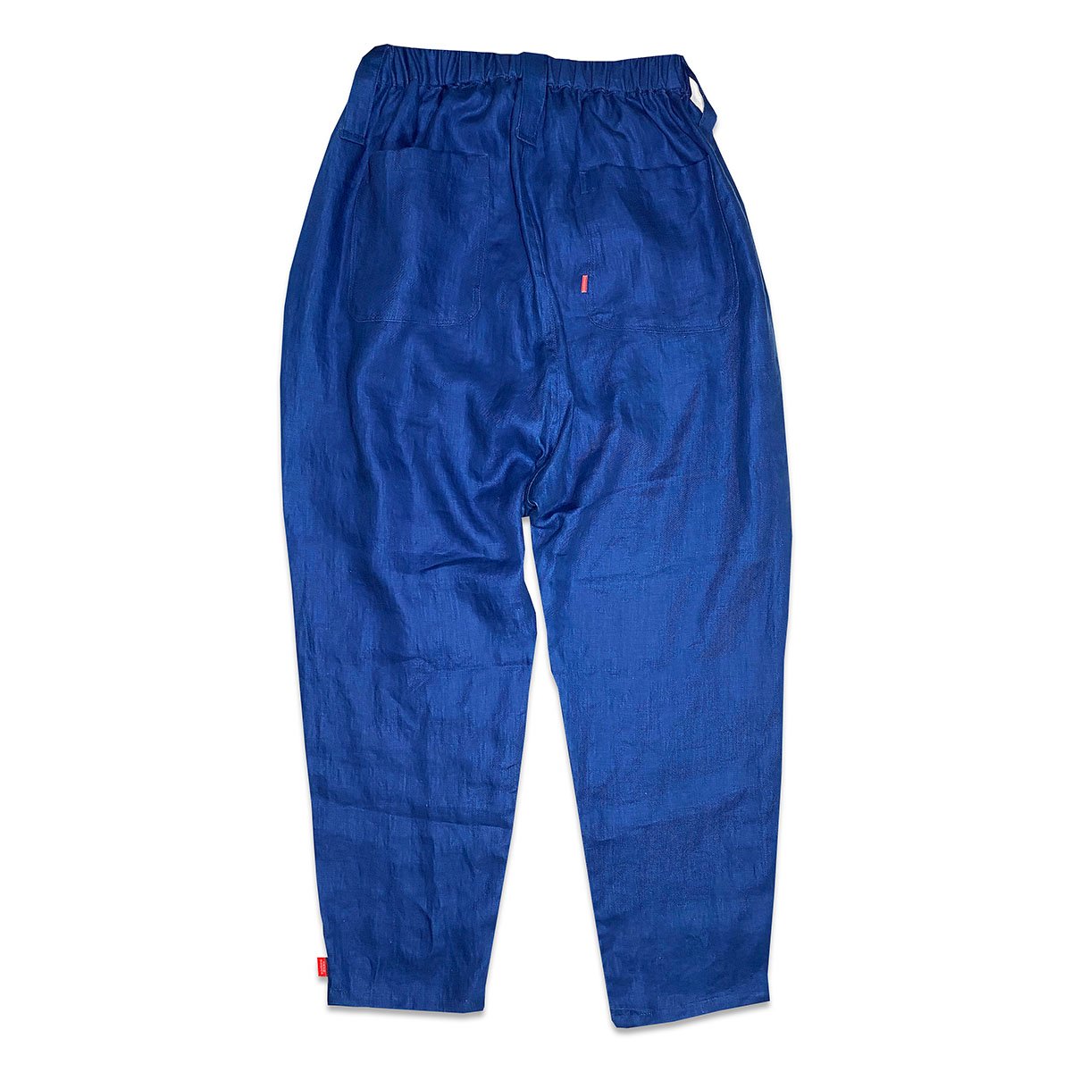 13th Heaven ネイビー パンツ 32X30 リラックスフィット 新品 HEAVYWEIGHT JAPAN LINEN BEACH PANTS | headgoonie