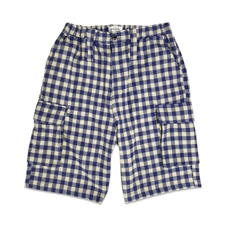 BLOCKCHECK FLANNEL 6POCKET SHORT PANTS