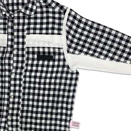 2FACE W-GAUZE GINGHAM CHECK SHIRTS