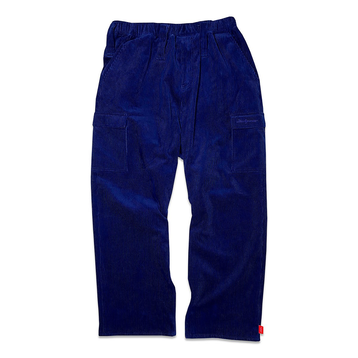 INDIGO CORDUROY CARGO PANTS | headgoonie