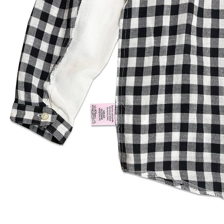 2FACE W-GAUZE GINGHAM CHECK SHIRTS