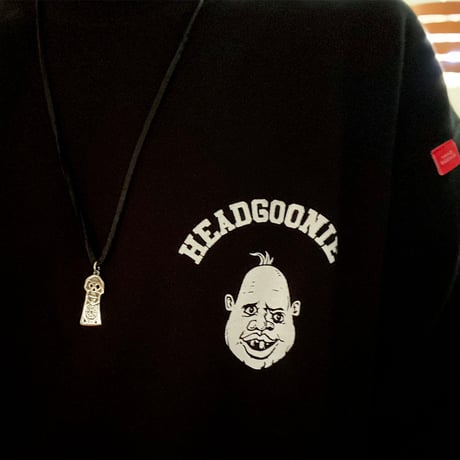 SKULLKEY SILVER PENDANT（革ヒモ）