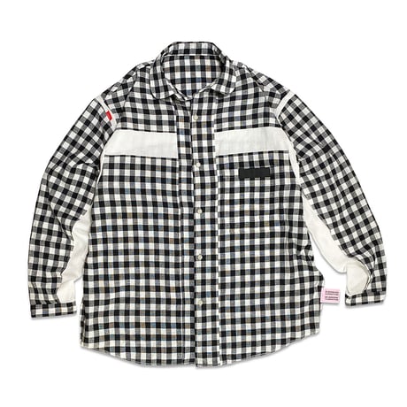 2FACE W-GAUZE GINGHAM CHECK SHIRTS