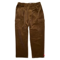INDIGO CORDUROY CARGO PANTS | headgoonie
