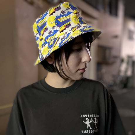 RUSSELUNO x HEADGOONIE REVERSIBLE BUCKET HAT