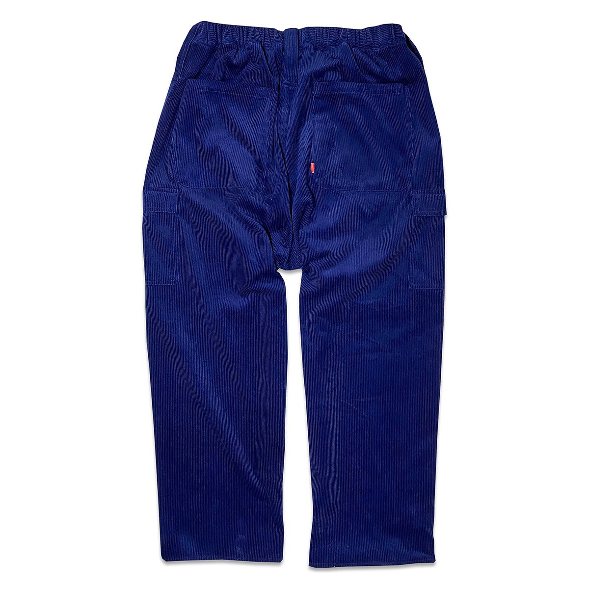 INDIGO CORDUROY CARGO PANTS | headgoonie