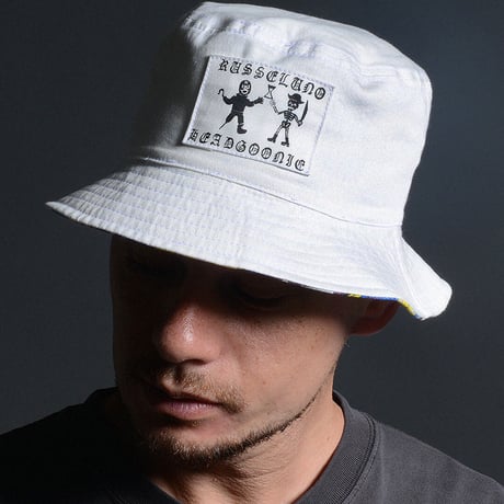 RUSSELUNO x HEADGOONIE REVERSIBLE BUCKET HAT