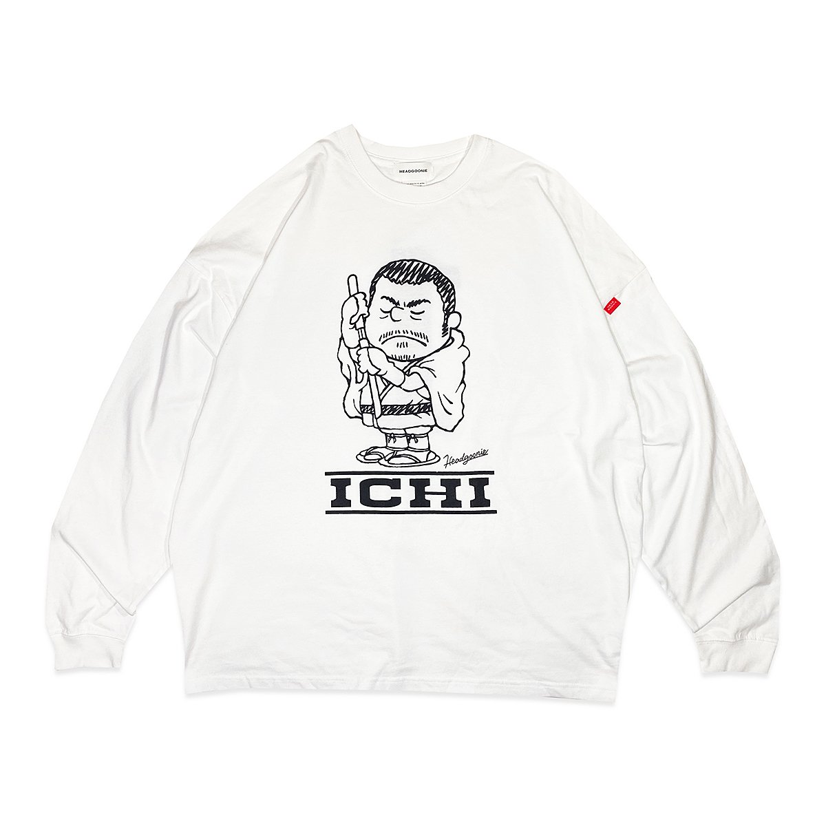 ハチヤーズ⭐︎ Women’s CB Typography LongSleeve ICHI BIG LONGSLEEVE SHIRTS | headgoonie