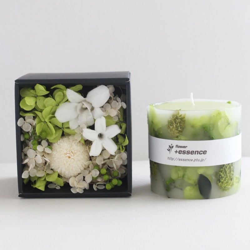 キャンドル&ボックスフラワーのギフトセット | essence-flower キャンドル&ボックスフラワーのギフトセット | essence-flower