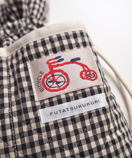 巾着ショルダーバッグ〜BICYCLE〜