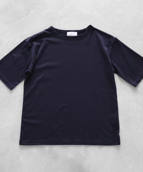 HUIS in house | SUVIN COTTON5分袖カットソー（ダークネイビー）【ユニセックス】CS101