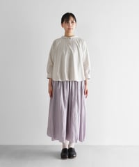 HUIS |シャトルリネンロングスカート（ラベンダー）【レディス】U402