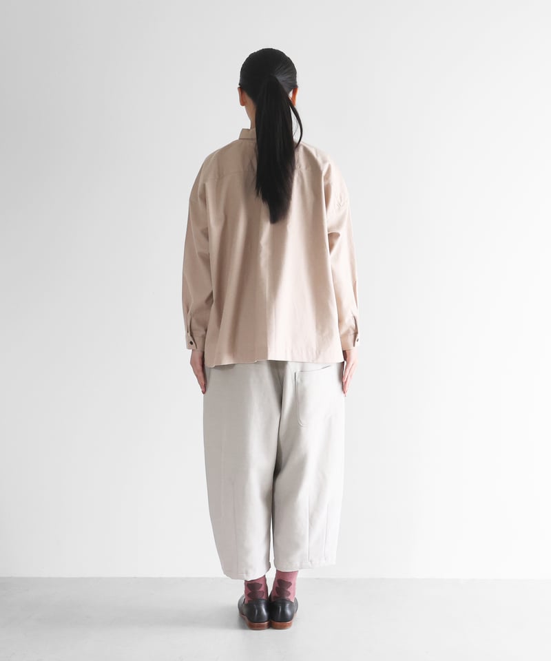 HUIS | 厚手モールスキンバルーンパンツ(グレー)【ユニセックス HUIS | 厚手モールスキンバルーンパンツ(グレー)【ユニセックス