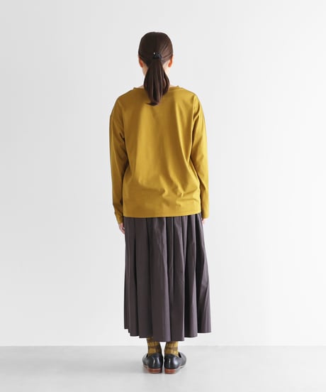 HUIS in house |［HUIS in house］SUVIN COTTON長袖カットソー（ピクルス）【ユニセックス】CS201
