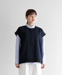HUIS in house | SUVINスウェットゆるベスト（ダークネイビー）【ユニセックス】SW602