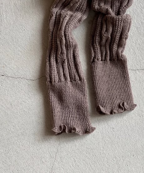 mokono | Wool 編み柄 ウォーマー