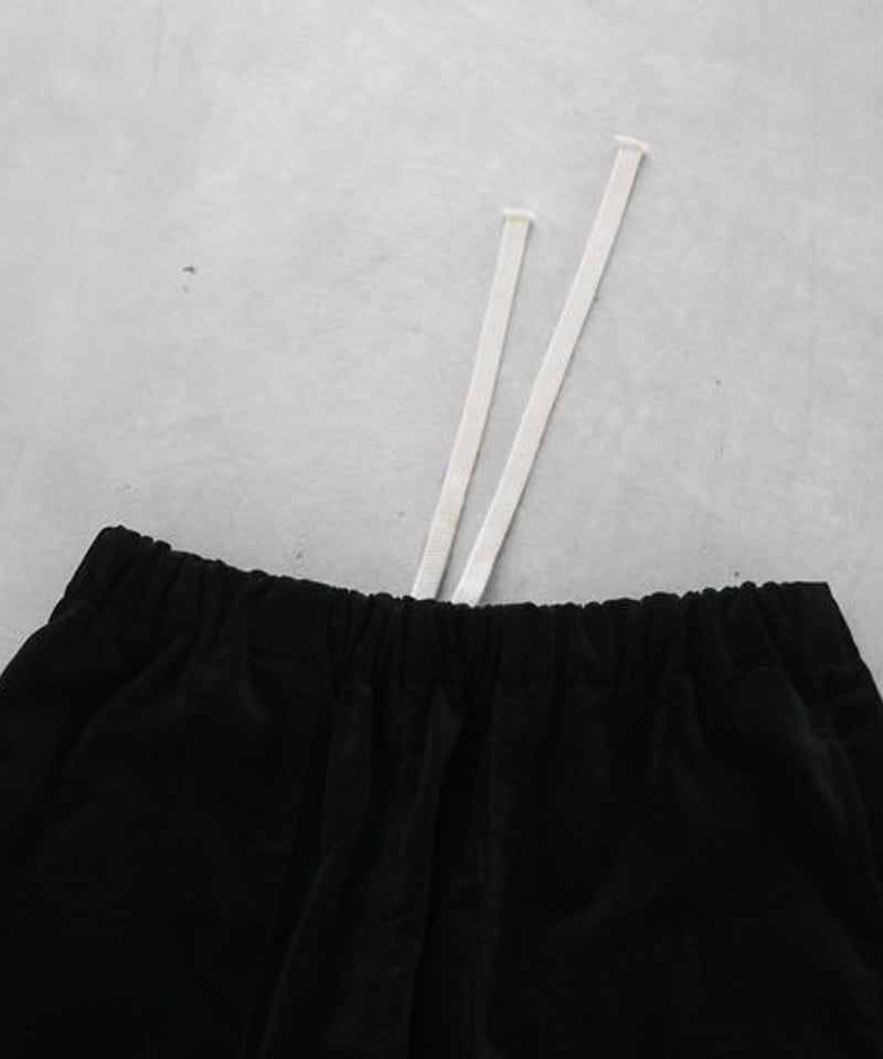 HUIS | みじんコールイージーワークパンツ（ブラック）【ユニセックス