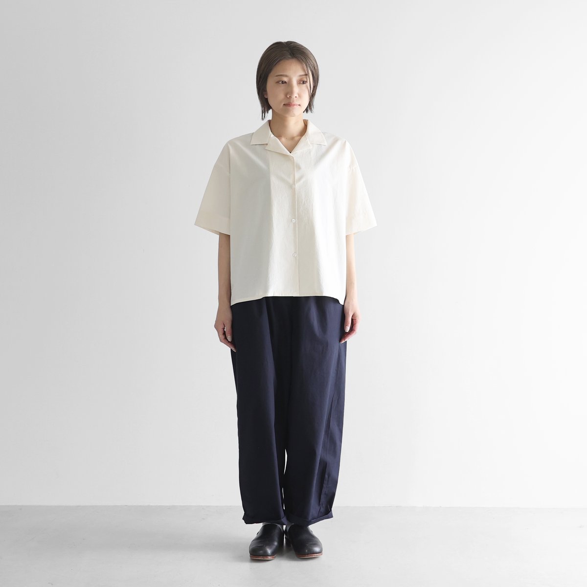 専用です。金子敦子　すっぴんシャツ　HUIS HUIS |［金子敦子さんコラボ］すっぴんシャツ（キナリ）【レディス