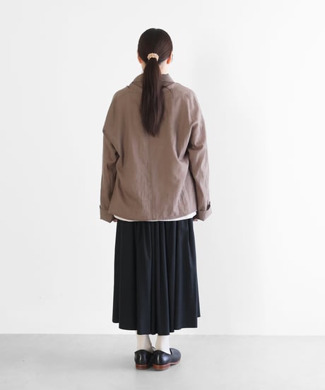 HUIS | ウォッシャブルウールカーディガン（チャコールブラウン）【ユニセックス】702