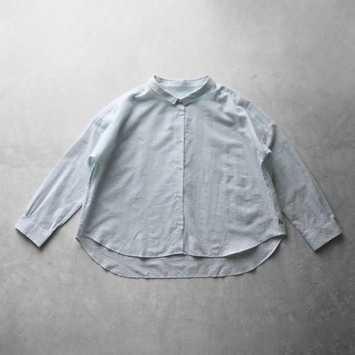 HUIS | ボタニカルコードレーンワイドブラウス（クチナシ）【レディス