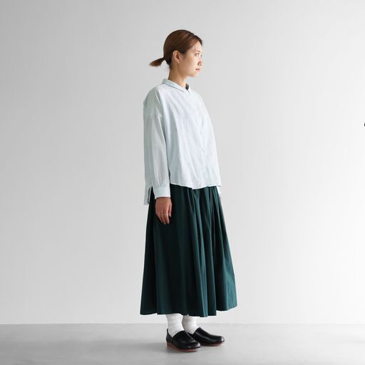 HUIS | ボタニカルコードレーンワイドブラウス（クチナシ）【レディス