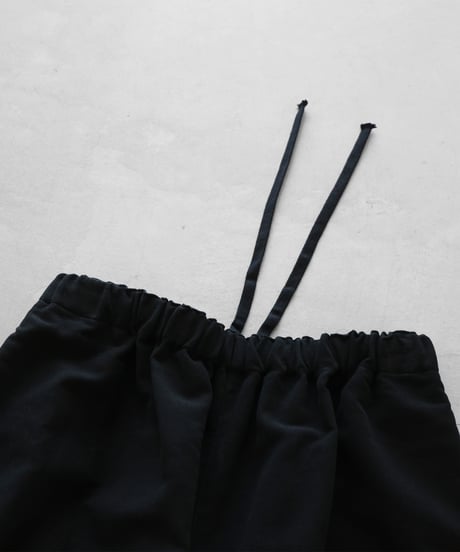 HUIS |   モールスキンサルエルバルーンパンツ（ブラック）【ユニセックス】511