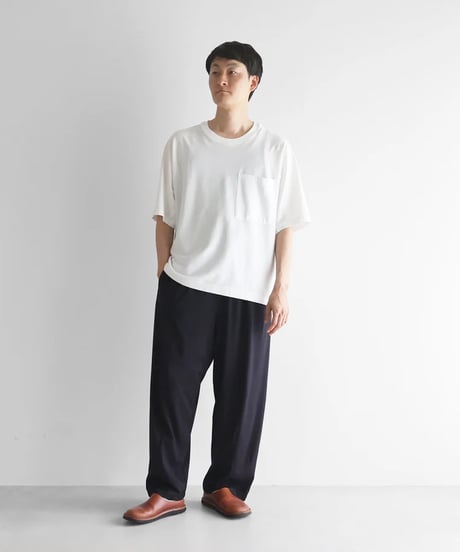 HUIS | ［HUIS in house］SUVIN COTTONバルーンパンツロング（ダークネイビー）【ユニセックス】CS506L